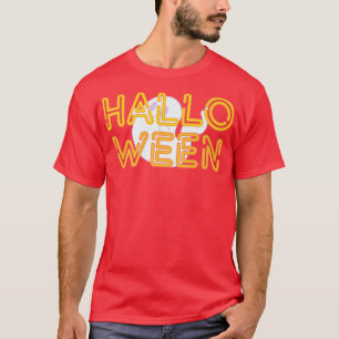 Camiseta Neon Halloween Happy Ghost Holiday Design Premium