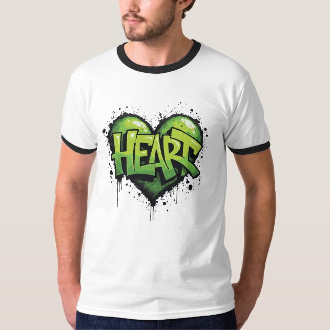 Camiseta Neon Heartbeat (Frente)