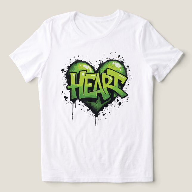 Camiseta Neon Heartbeat (Design frontal)