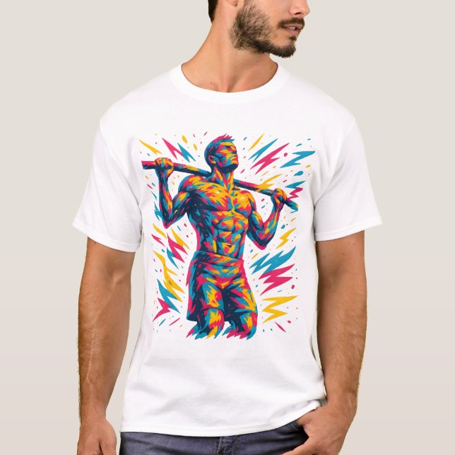 Camiseta Neon Klimmzug (Frente)