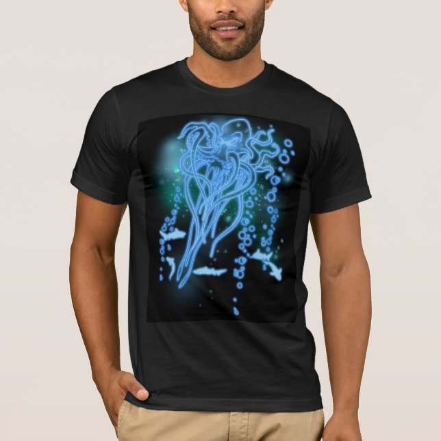 Camiseta Neon Kraken (Frente)