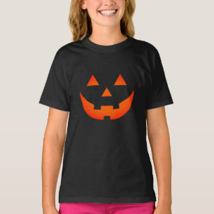 Camiseta Néon-laranja do Halloween Jack o lanterna abóbor