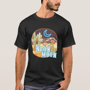 Camiseta Neon Moon Retro Western 80 e 90 Country Tee