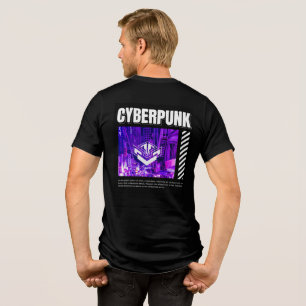 Camiseta Neon Noir Cyberpunk Emblem