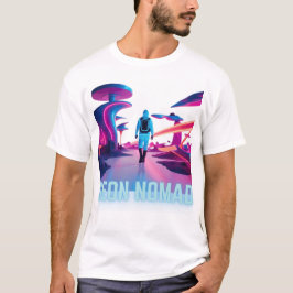 Camiseta Neon Nomad - Vagueando num mundo maravilhoso