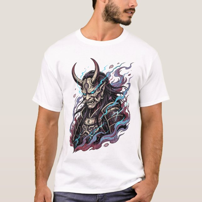 CAMISETA NEON ONI V1 (Frente)