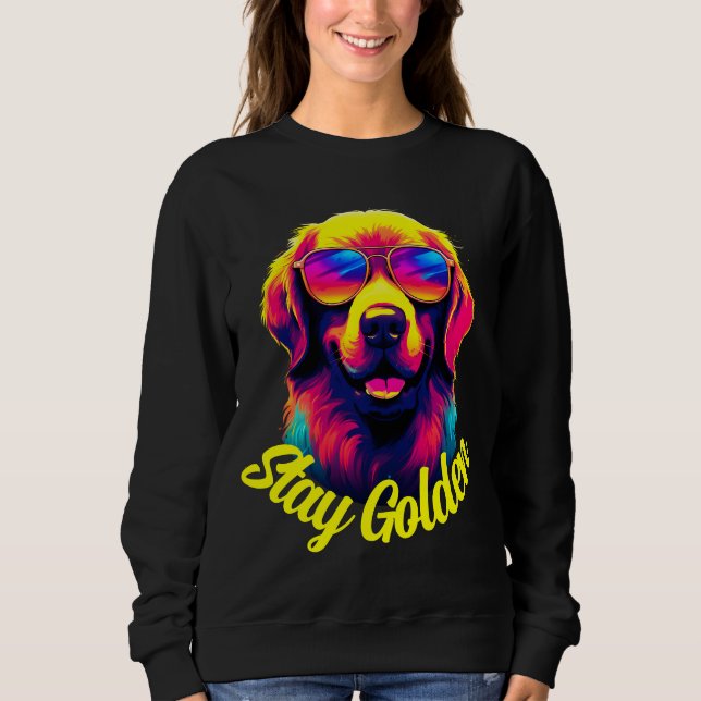 Camiseta Neon Ouro Retriever (Frente)