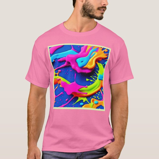 Camiseta Neon Paint Driart (Frente)