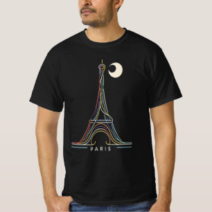 Camiseta Neon Paris Glow