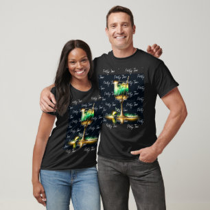 Camiseta Neon Popular Party Time Personalizado