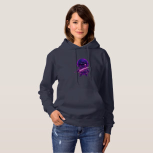 Camiseta Neon Robotic Ninja - Gráfico de Estilo Cyberpunk