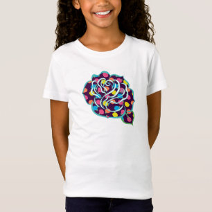 Camiseta Neon Rosa Kid e Baby Shirt
