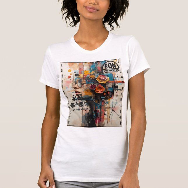 CAMISETA NEON ROSE (Frente)