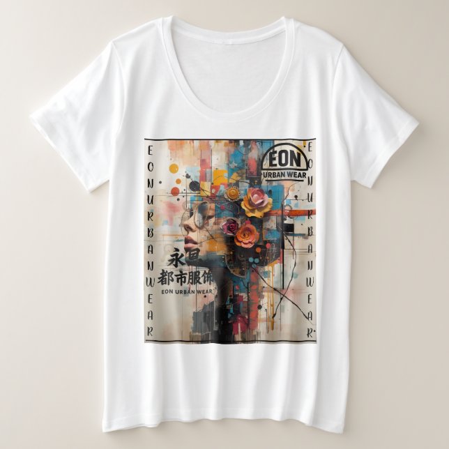 CAMISETA NEON ROSE (Frente do Design)