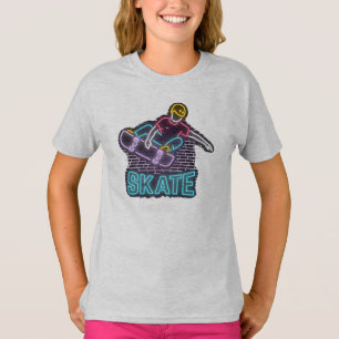 Camiseta Neon Skateboarder