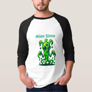 Camiseta Neon Slime Monster - Legal Alienígena assustadora