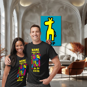 Camiseta Neon Sloth Art - Colorida Pop Jungle Animal Design