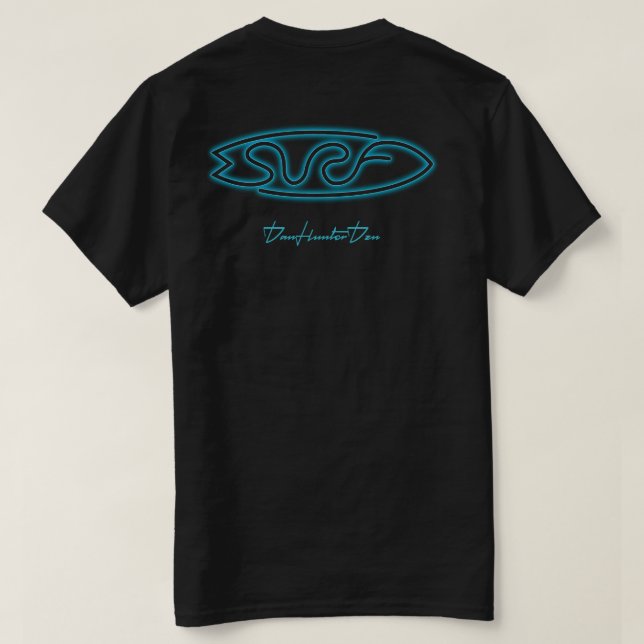 Camiseta Neon Surf (Verso do Design)