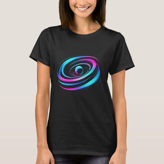 Camiseta Neon Swirl Dreamscape T Shirt (Frente)