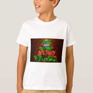 Camiseta Neon Tenha Um Feliz Natal