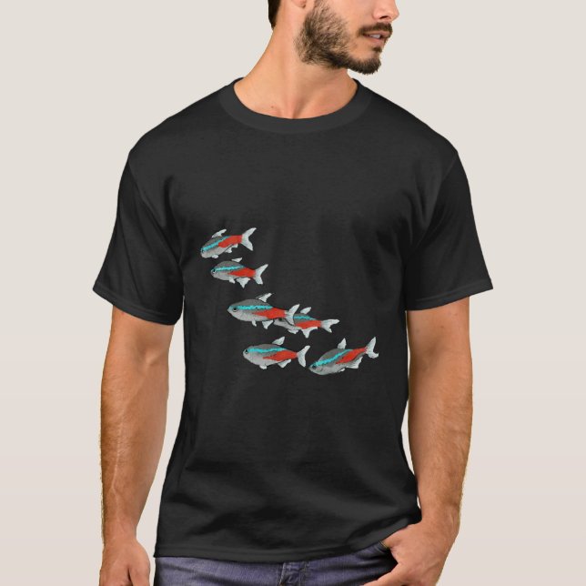 Camiseta Neon Tetra Fish (Frente)