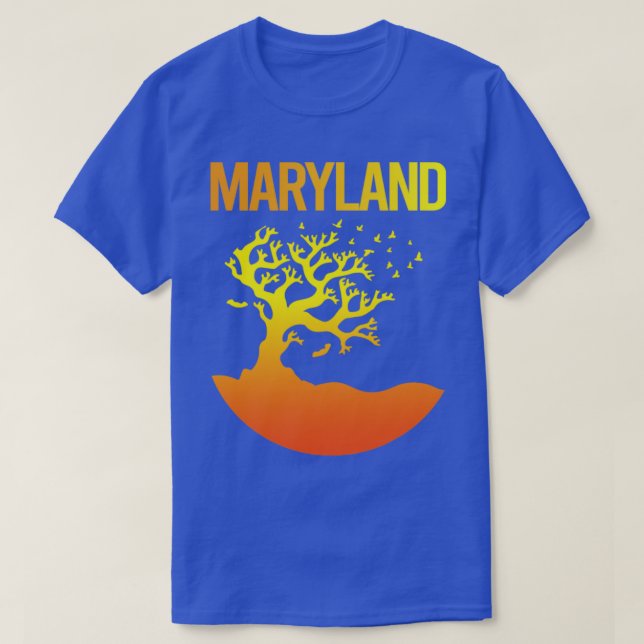Camiseta Neon Tree Art Maryland (Frente do Design)