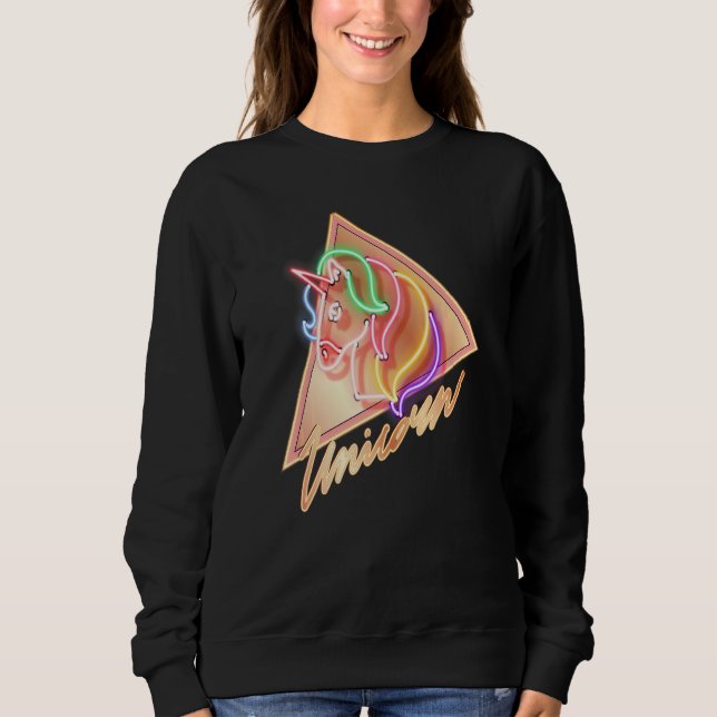 Camiseta Neon Unicorn Vogue Style (Frente)