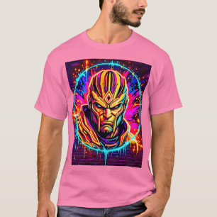 Camiseta Neon Warrior Power Art