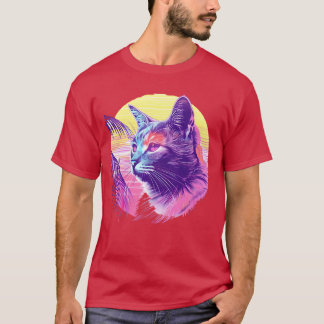 Camiseta Neonropical 80s Cat friends