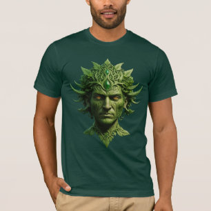 Camiseta Neopagan Jack no Homem Selvagem Verde