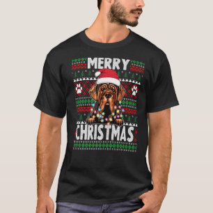 Camiseta Neopolita Mastiff Noite de Natal Cachorro Xmas Paj