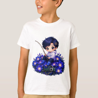 Camiseta Neos Kawaii Zodíaco Aquário