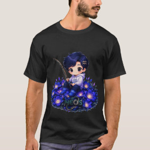 Camiseta Neos Kawaii Zodíaco Aquário