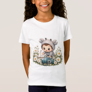 Camiseta Neos Kawaii Zodíaco Câncer