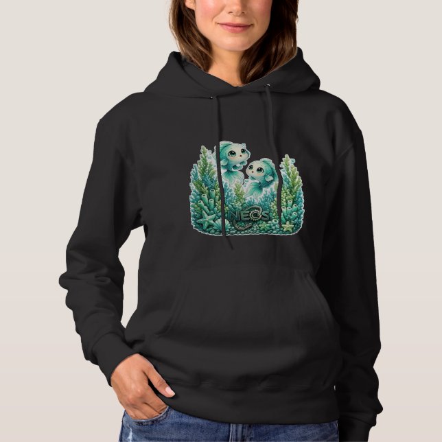 Camiseta Neos Kawaii Zodíaco Peixes (Frente)