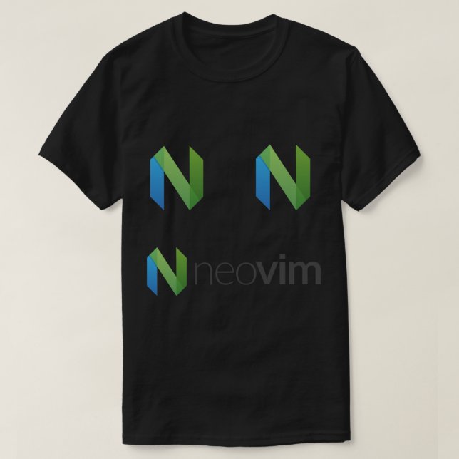 Camiseta Neovim logo crypto sticker pack Sticker Copy (Frente do Design)