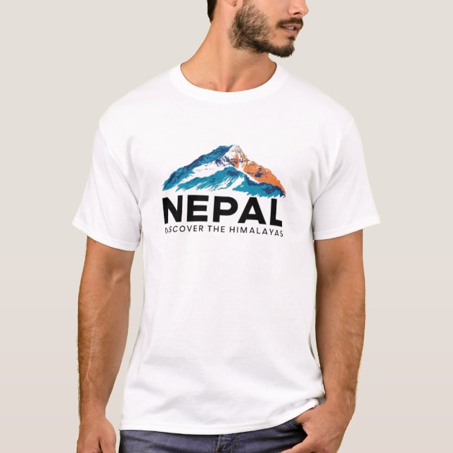 CAMISETA NEPAL DESCUBRA OS HIMALAIAS (Frente)