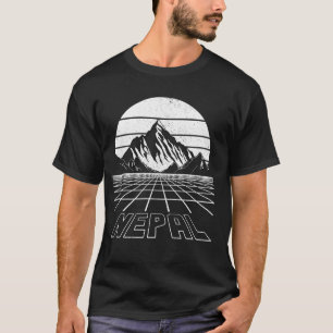 Camiseta Nepal monta Himalaya Monte Everest Nepali Souv