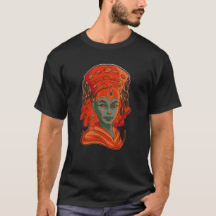 Camiseta Nepalês Godess Kumari Bust Staten Nepal he