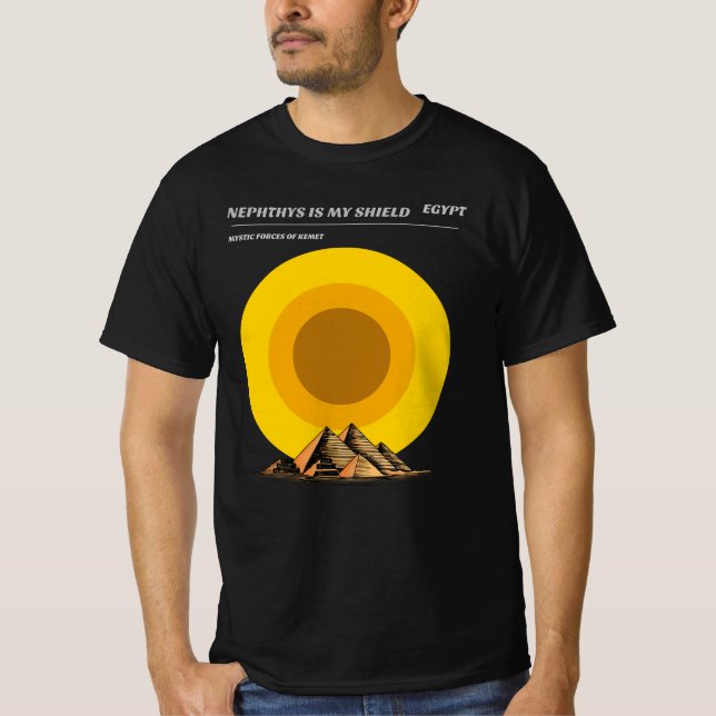 Camiseta Nephthys É Meu Escudo (Frente)