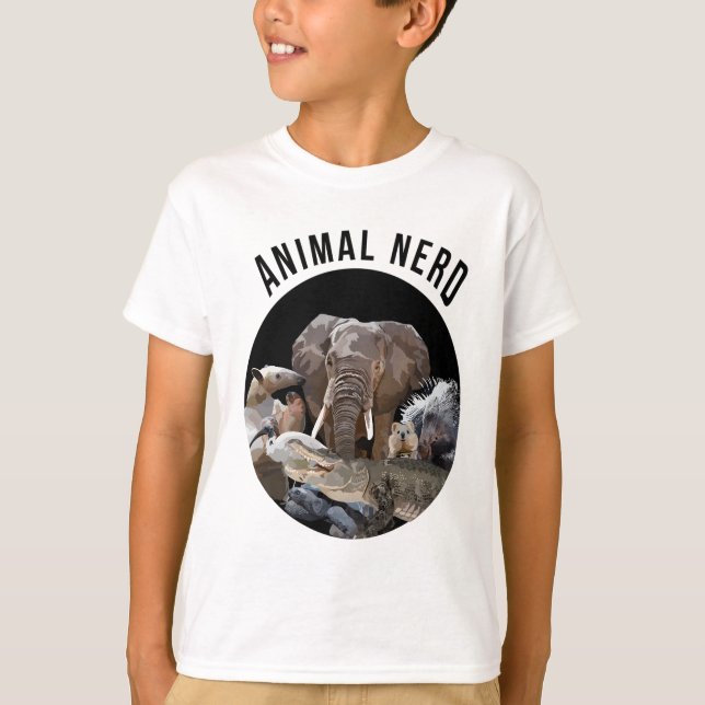 Camiseta Nerd animal (Frente)