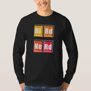 Camiseta Nerd AVE Mesa periódica de elementos Vigilância de