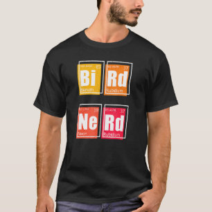 Camiseta Nerd AVE Mesa periódica de elementos Vigilância de