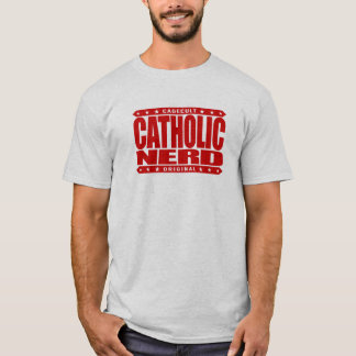 Camiseta NERD CATÓLICO - deus do obrigado para a teoria de