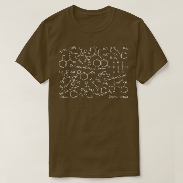 Camiseta Nerd da Faculdade de Ciências da Oferta de Profess (Frente do Design)