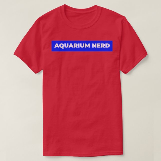 Camiseta Nerd de Aquário Clássico (Frente do Design)