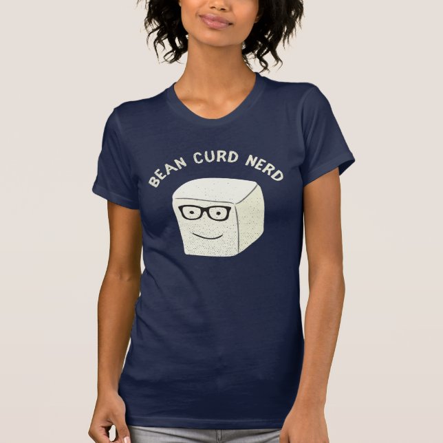 Camiseta Nerd De Cama Engraçado Vegetariano (Frente)