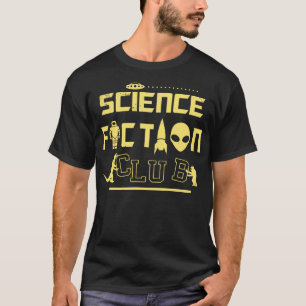 Camiseta Nerd de Ciências de Monstros do Clube de Ficção Ci