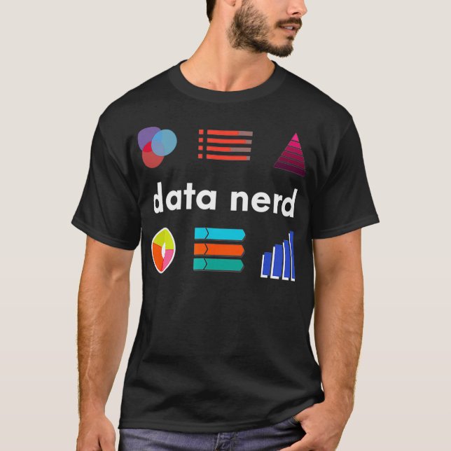 Camiseta Nerd de Dados - Data Science Data Scientist - Data (Frente)