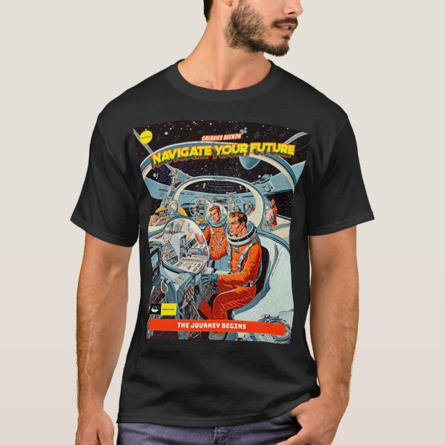 Camiseta Nerd de espaço (Frente)